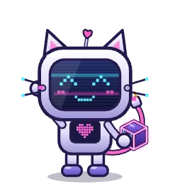 Glitchy, the Rogue Robot Cat